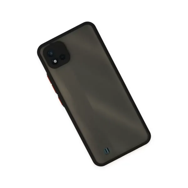 Realme C11 2021 Kılıf Montreal Silikon Kapak - Siyah