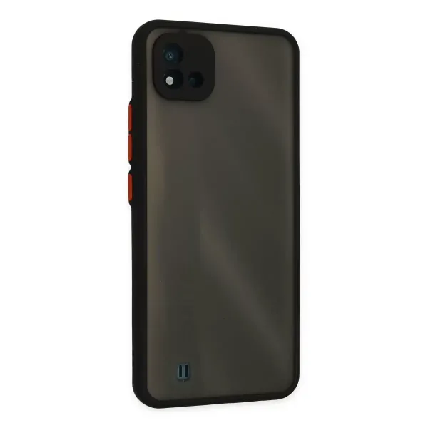 Realme C11 2021 Kılıf Montreal Silikon Kapak - Siyah