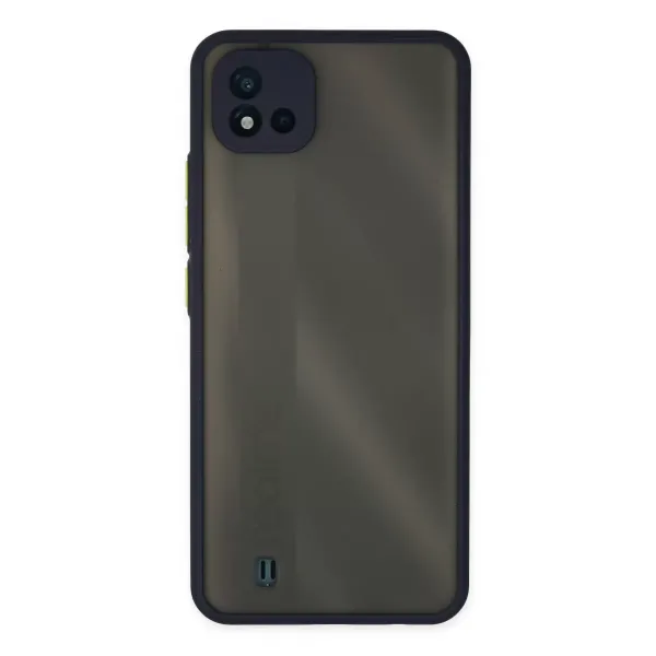 Realme C11 2021 Kılıf Montreal Silikon Kapak - Lacivert