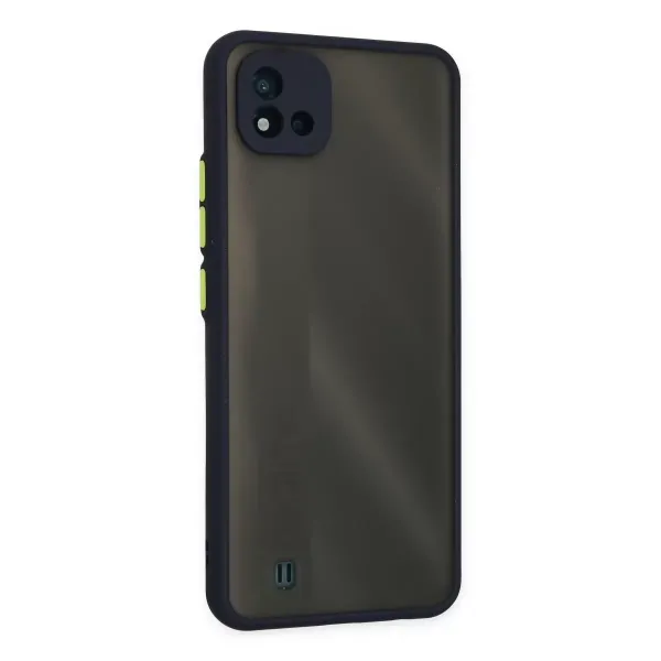 Realme C11 2021 Kılıf Montreal Silikon Kapak - Lacivert
