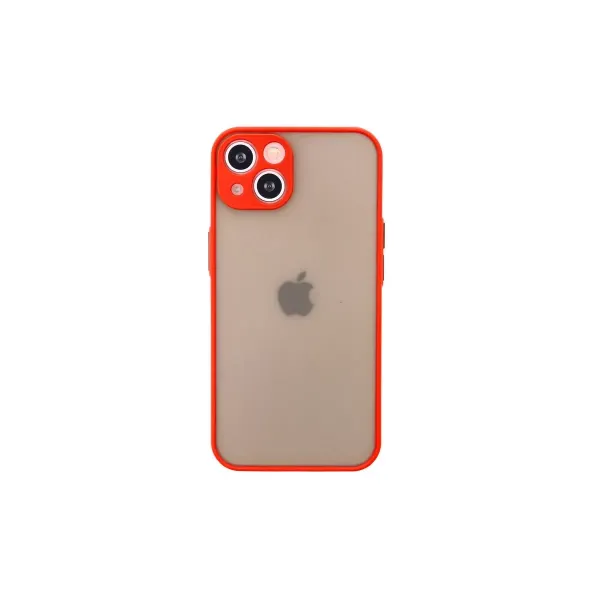 Apple İphone 13 Mini Kılıf Montreal Silikon Kapak - Kırmızı