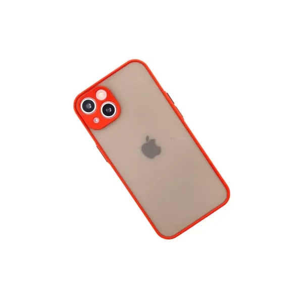 Apple İphone 13 Mini Kılıf Montreal Silikon Kapak - Kırmızı