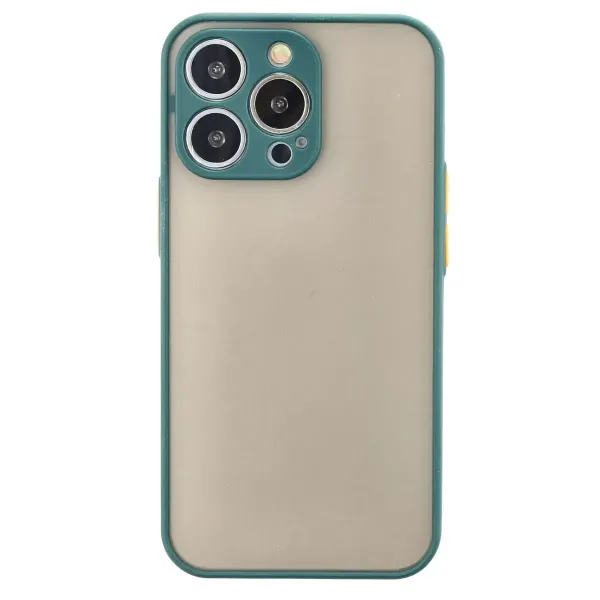 Apple İphone 13 Pro Kılıf Montreal Silikon Kapak - Yeşil