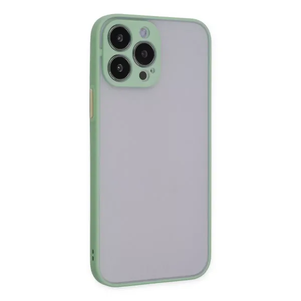 Apple İphone 13 Pro Kılıf Montreal Silikon Kapak - Turkuaz