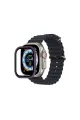 Apple Watch Ultra 49mm Alüminyum Kasa Cam Ekran Koruyucu - Mor