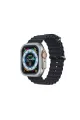 Apple Watch Ultra 49mm Alüminyum Kasa Cam Ekran Koruyucu - Mavi