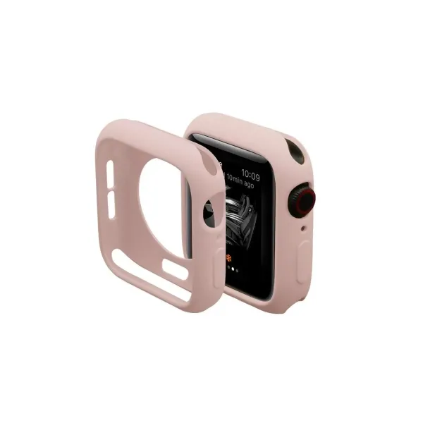 Apple Watch 40mm Silikon Alt Kasa - Pudra