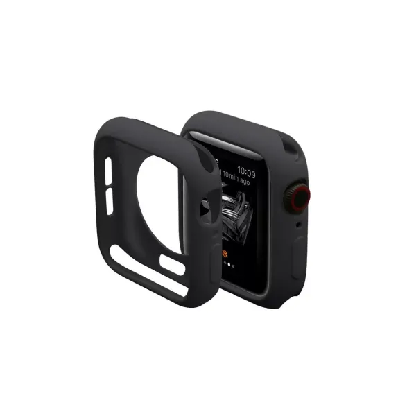 Apple Watch 42mm Silikon Alt Kasa - Siyah