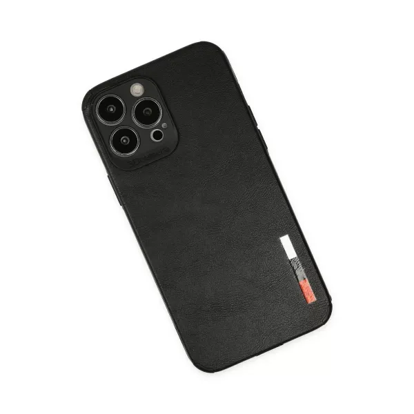 Apple İphone 13 Pro Kılıf Loop Deri Silikon - Siyah