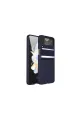 Samsung Galaxy Z Flip 4 Kılıf Belt Flip Kapak - Lacivert