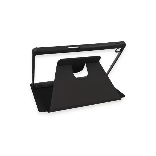 Apple İpad 10.2 (7.nesil) Kılıf Ling 360 Kalemlikli Tablet Kılıf - Siyah