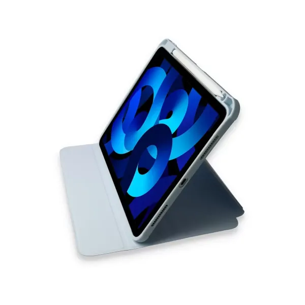 Apple İpad Pro 11 (2021) Kılıf Ling 360 Kalemlikli Tablet Kılıf - Mavi