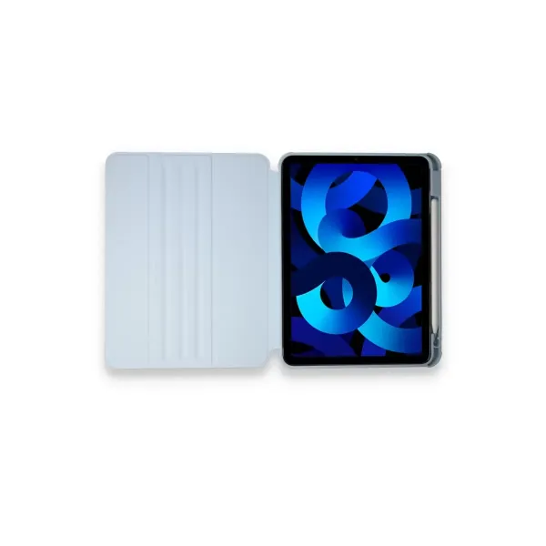 Apple İpad Pro 11 (2021) Kılıf Ling 360 Kalemlikli Tablet Kılıf - Mavi