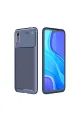 Xiaomi Redmi 9a Kılıf Auto Focus Karbon Kapak - Lacivert
