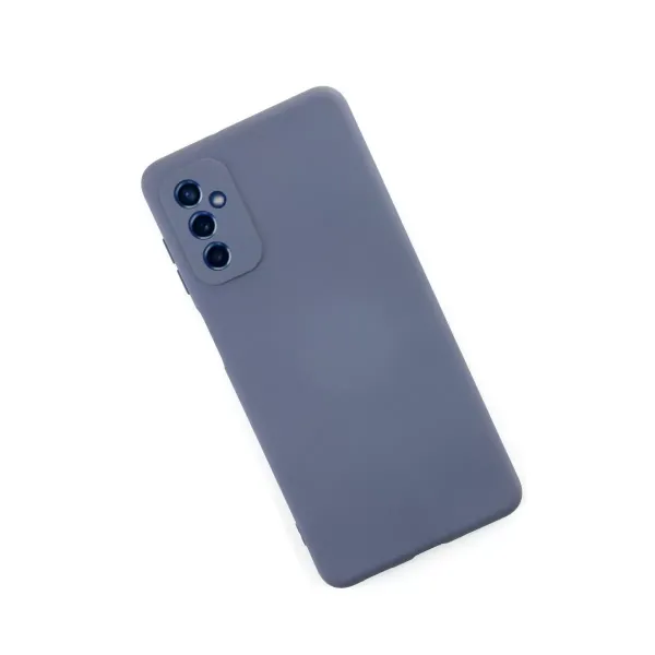 Samsung Galaxy M52 5g Kılıf Nano İçi Kadife Silikon - Gri