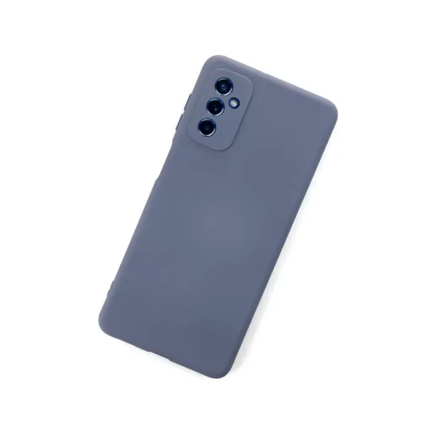 Samsung Galaxy M52 5g Kılıf Nano İçi Kadife Silikon - Gri