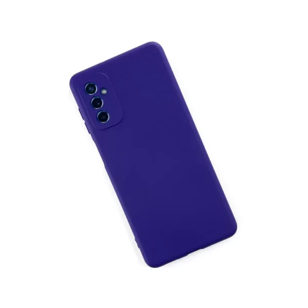 Samsung Galaxy M52 5g Kılıf Nano İçi Kadife Silikon - Mor