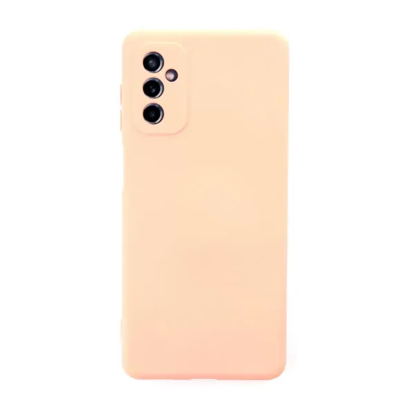Samsung Galaxy M52 5g Kılıf Nano İçi Kadife Silikon - Pudra