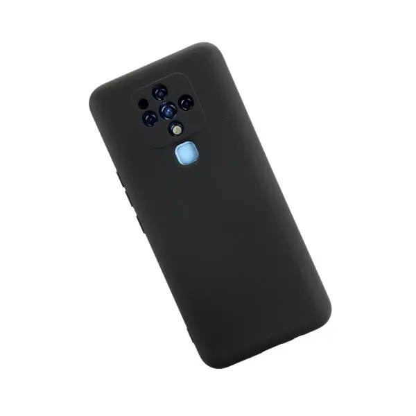 Tecno Camon 16 Kılıf Nano İçi Kadife Silikon - Siyah