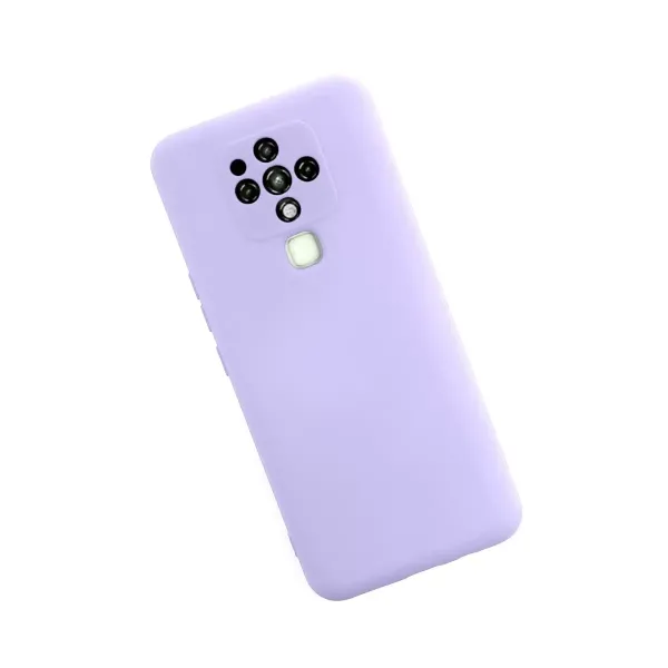 Tecno Camon 16 Kılıf Nano İçi Kadife Silikon - Lila