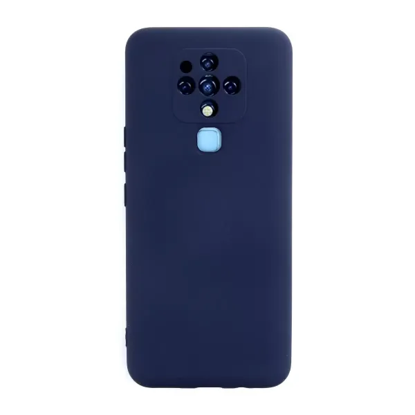Tecno Camon 16 Kılıf Nano İçi Kadife Silikon - Lacivert