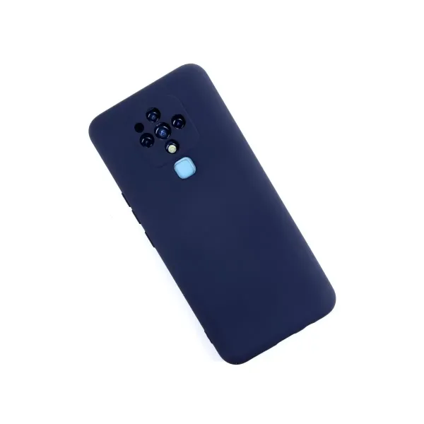 Tecno Camon 16 Kılıf Nano İçi Kadife Silikon - Lacivert