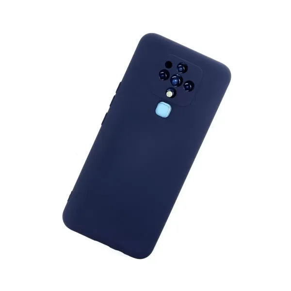 Tecno Camon 16 Kılıf Nano İçi Kadife Silikon - Lacivert