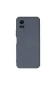 Vivo Y53s Kılıf Nano İçi Kadife Silikon - Gri