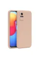 Vivo Y53s Kılıf Nano İçi Kadife Silikon - Pudra