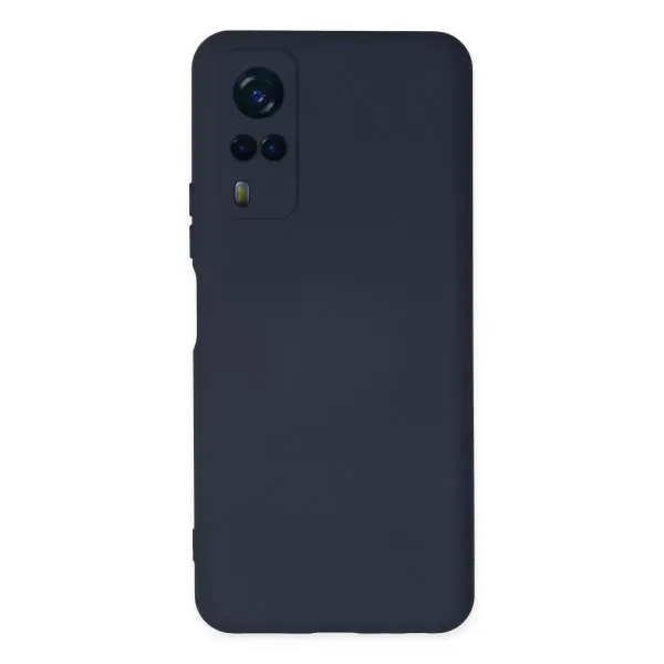 Vivo Y53s Kılıf Nano İçi Kadife Silikon - Lacivert