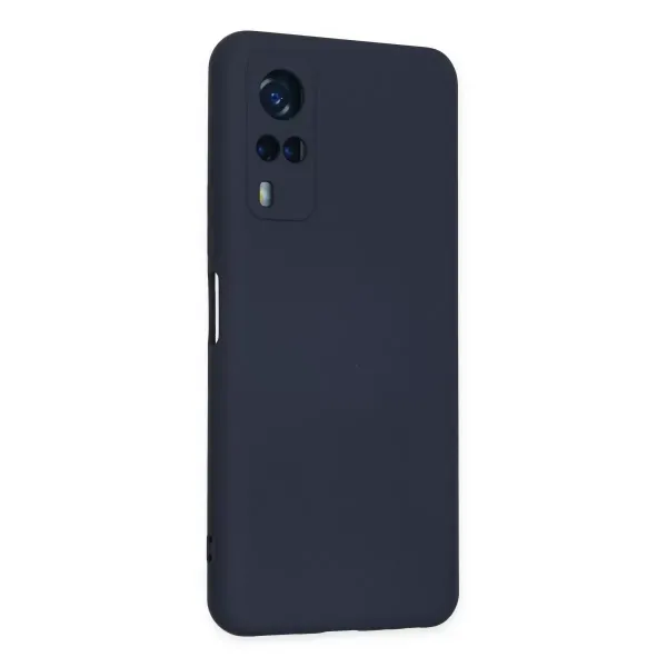 Vivo Y53s Kılıf Nano İçi Kadife Silikon - Lacivert