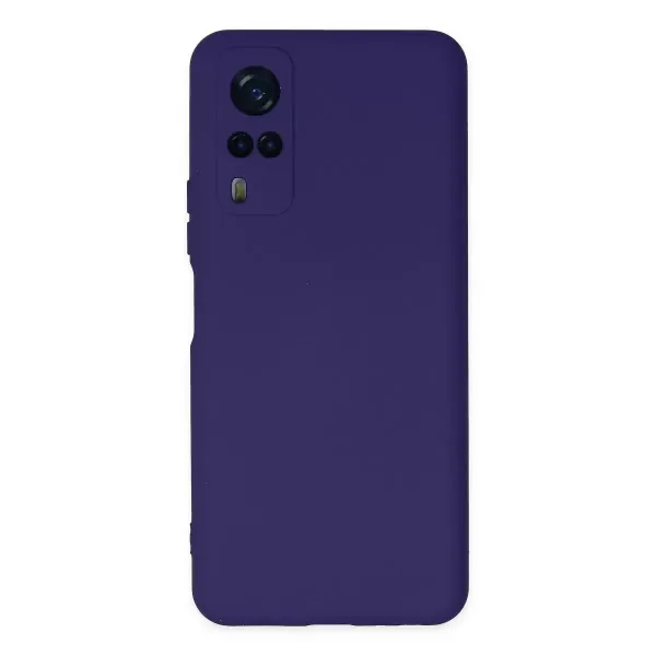 Vivo Y53s Kılıf Nano İçi Kadife Silikon - Mor