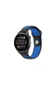 Watch 20mm Spor Delikli Kordon - Siyah-mavi
