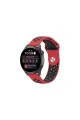 Watch 20mm Spor Delikli Kordon - Kırmızı-siyah