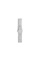 Watch 20mm Spor Delikli Kordon - Gri-beyaz