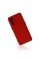 Oppo Reno 6 Kılıf Nano İçi Kadife Silikon - Kırmızı
