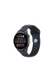 Watch 22mm Spor Delikli Kordon - Lacivert-siyah