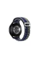 Watch 20mm Kr410 Kumaş Kordon - Lacivert-yeşil