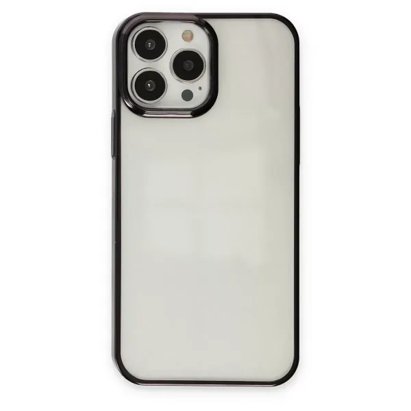 Apple İphone 13 Pro Max Kılıf Element Silikon - Siyah