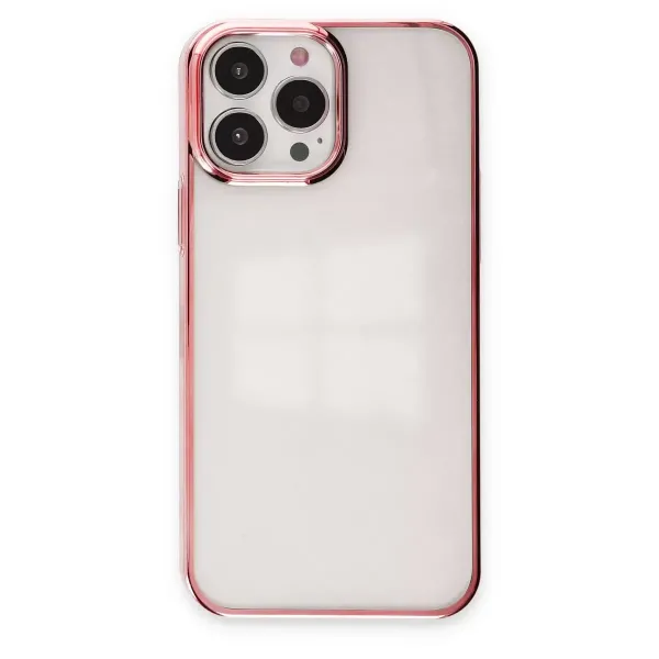 Apple İphone 13 Pro Max Kılıf Element Silikon - Pembe