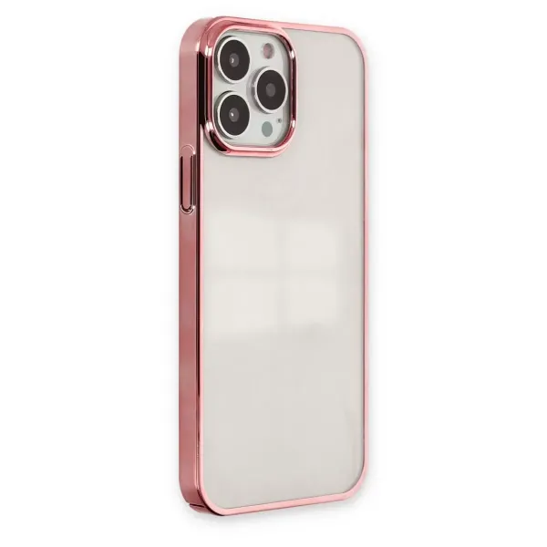 Apple İphone 13 Pro Max Kılıf Element Silikon - Pembe
