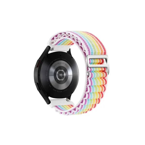 Watch 22mm Kr410 Kumaş Kordon - Gökkuşağı