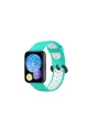 Huawei Watch Fit 2 Spor Delikli Kordon - Turkuaz-beyaz