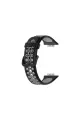 Huawei Watch Fit 2 Spor Delikli Kordon - Siyah-gri