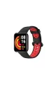 Xiaomi Redmi Watch 2 Spor Delikli Kordon - Siyah-kırmızı