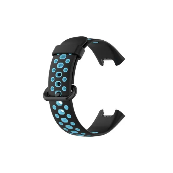 Xiaomi Redmi Watch 2 Spor Delikli Kordon - Siyah-mavi