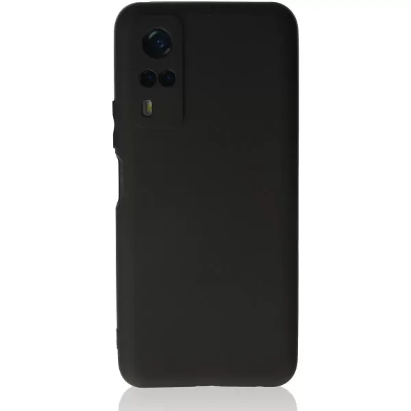 Vivo Y53s Kılıf First Silikon - Siyah