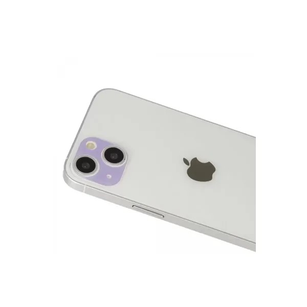 Apple İphone 13 Rainbow Kamera Lens Koruma Cam - Mor