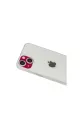 Apple İphone 13 Rainbow Kamera Lens Koruma Cam - Koyu Kırmızı