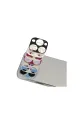 Apple İphone 13 Pro Max Rainbow Kamera Lens Koruma Cam - Mavi